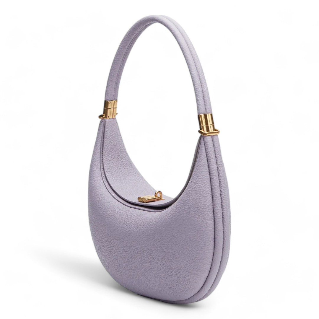 Stylish Crescent Leather Bag
