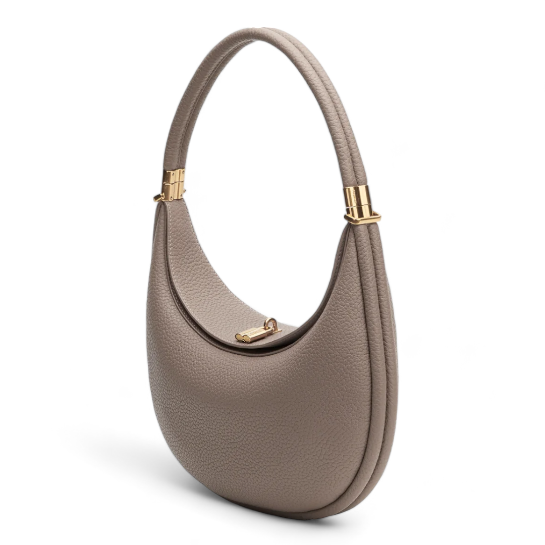 Stylish Crescent Leather Bag