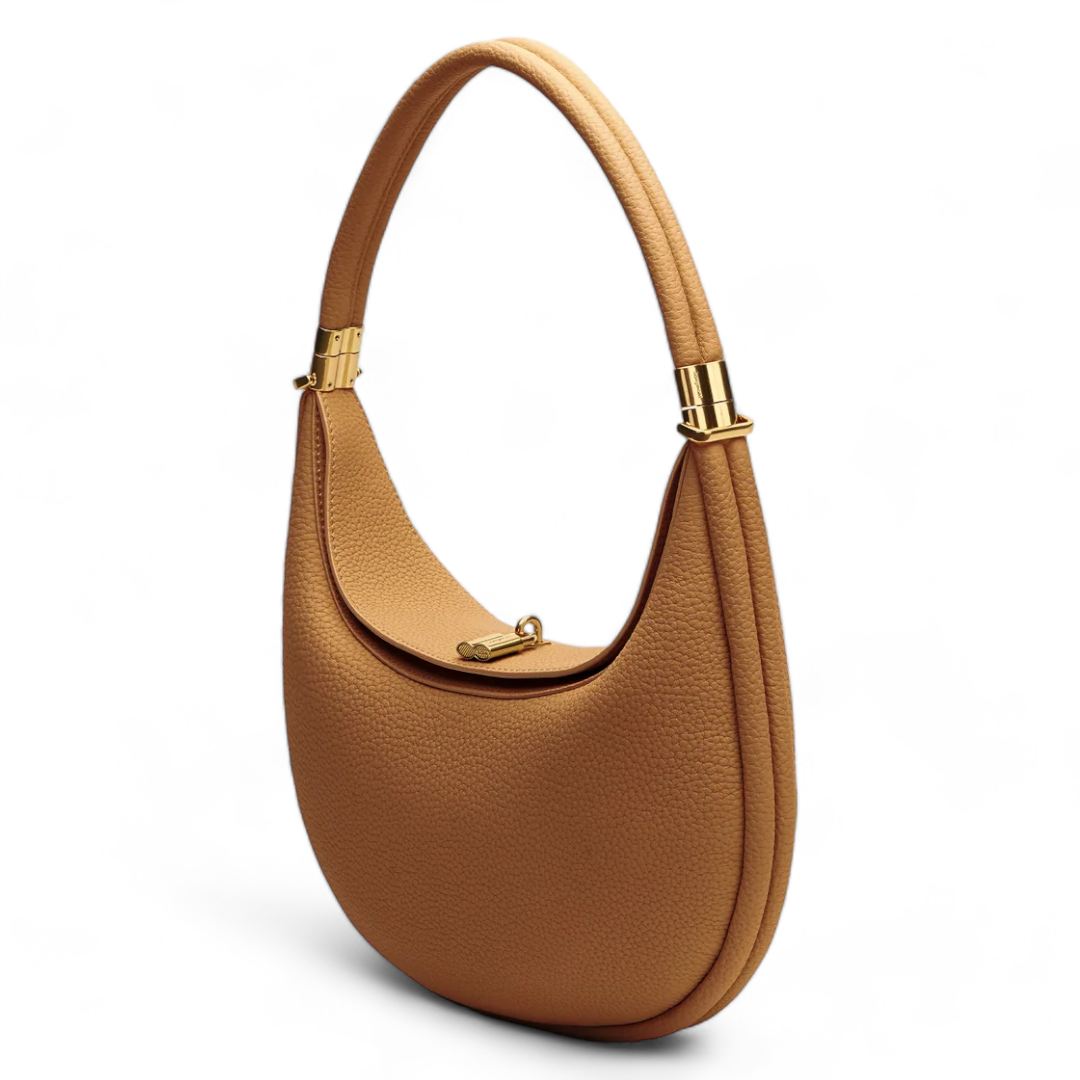 Stylish Crescent Leather Bag