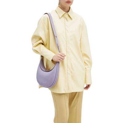 Stylish Crescent Leather Bag