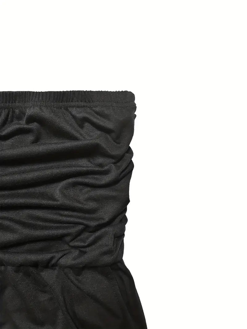 Sunset Muse Ruched-Bodice Maxi Dress