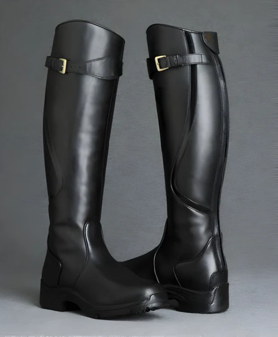 Elegant Tall Riding Boots for Equestrians