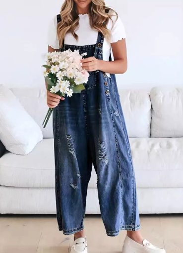 Carefree Denim Jumpsuit