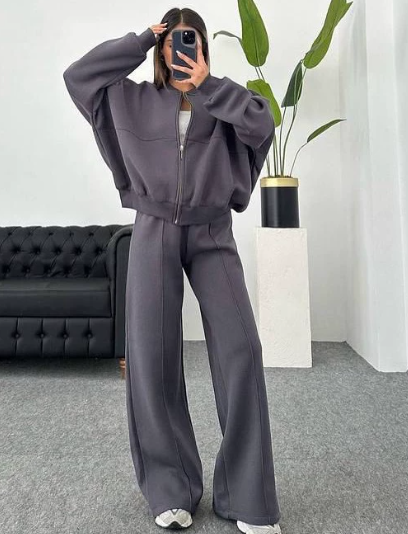 Urban Grace Drawstring Wide-Leg Set