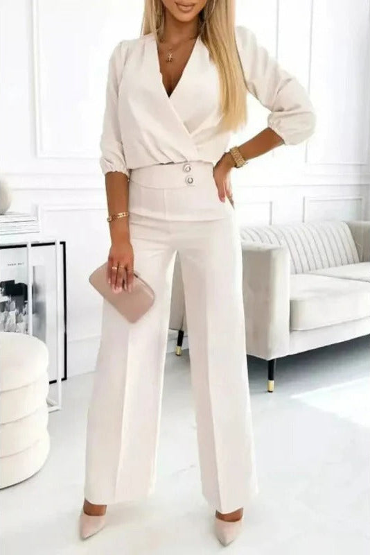 Sleek Allure High-Waist Jumpsuit